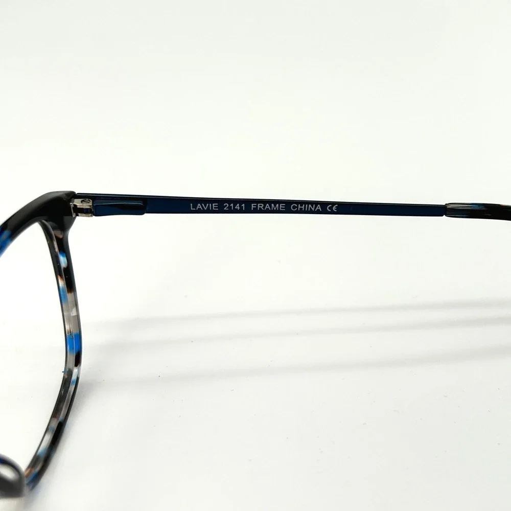Womens Eyeglasses Frames LaVie Eyewear 2141 Sz. 52-15-140 Blue Demi Tortoise NEW